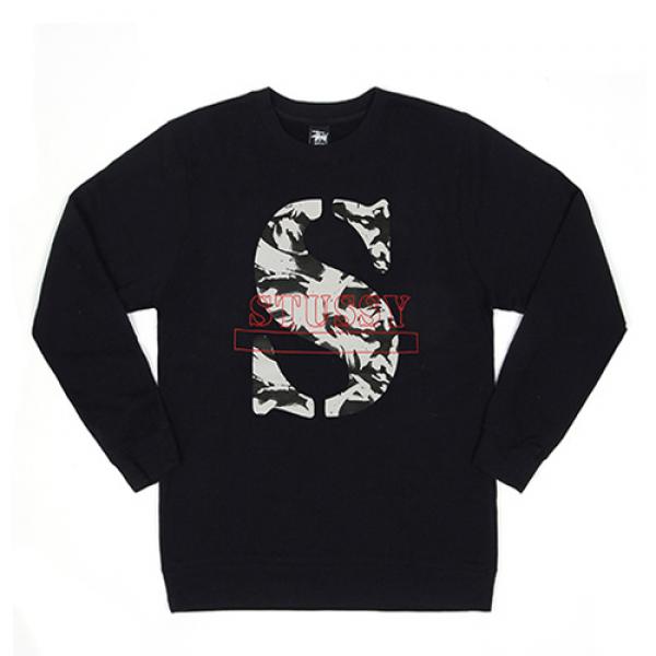 CAMO S CREW-BLK
